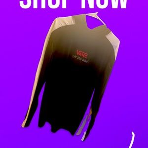 Men’s vans, long sleeve tee